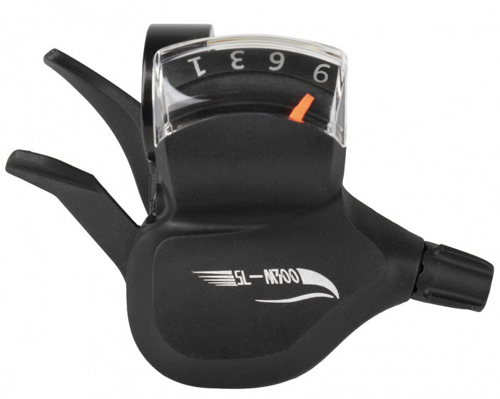 duimversteller 9-speed rechts zwart