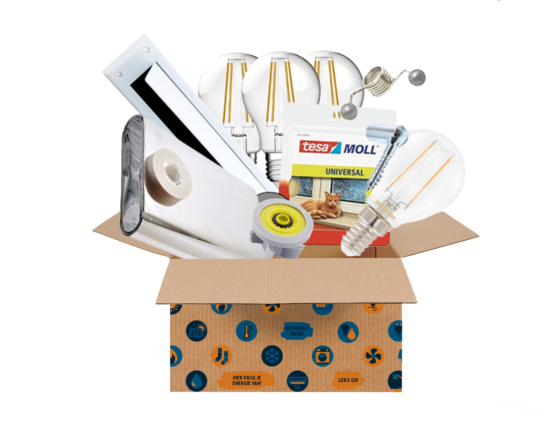 Energiebespaarbox - groot - mix 2 - rel