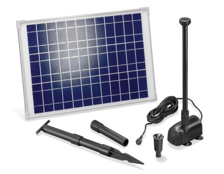 Esotec vijverpomp - spatwater 20w 1350l - zonne-energie