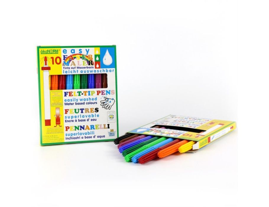 Ökonorm viltstiften - afwasbaar - 10 stuks