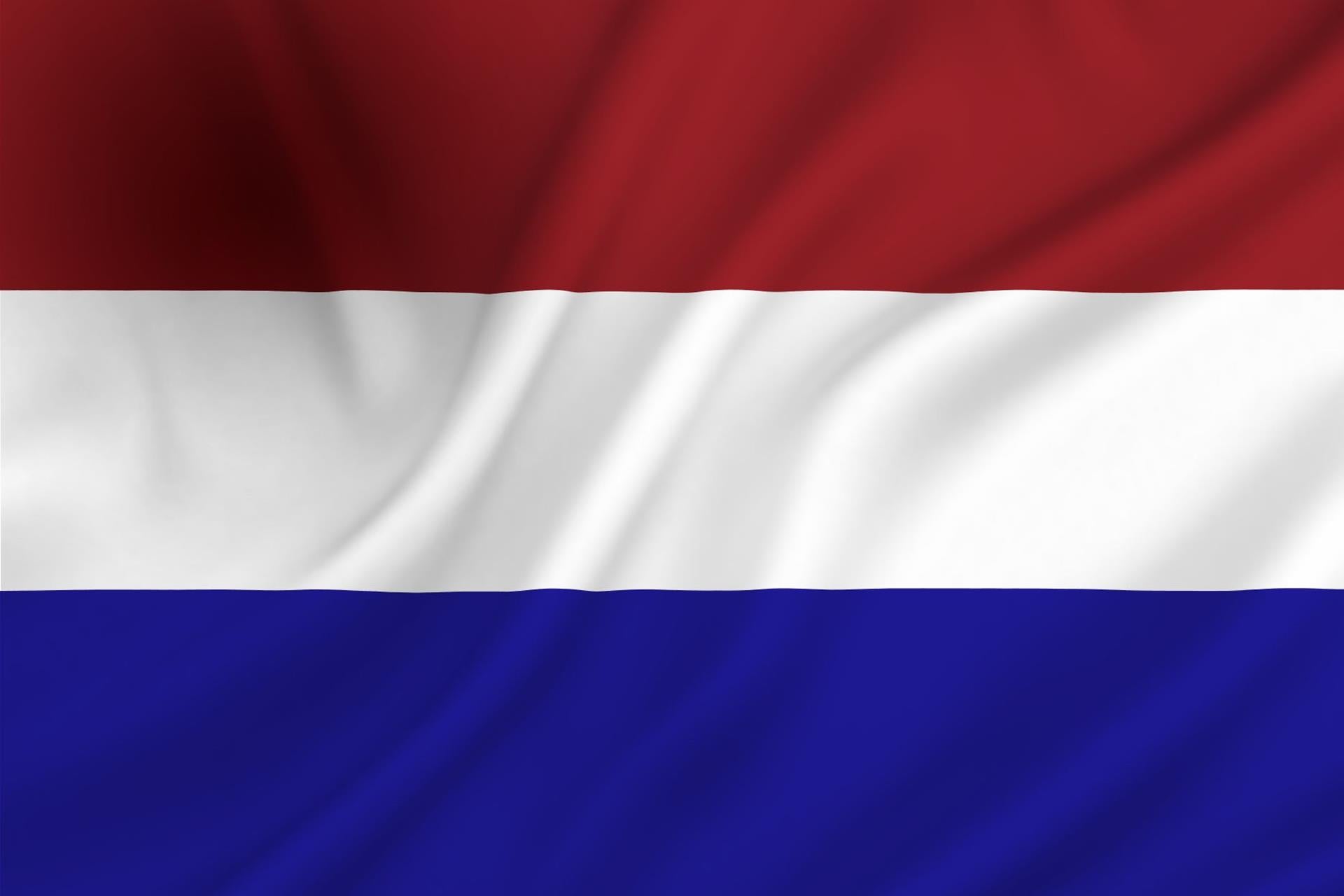Dokkumer vlaggen centrale vlag nederland 20x30 cm spun-poly