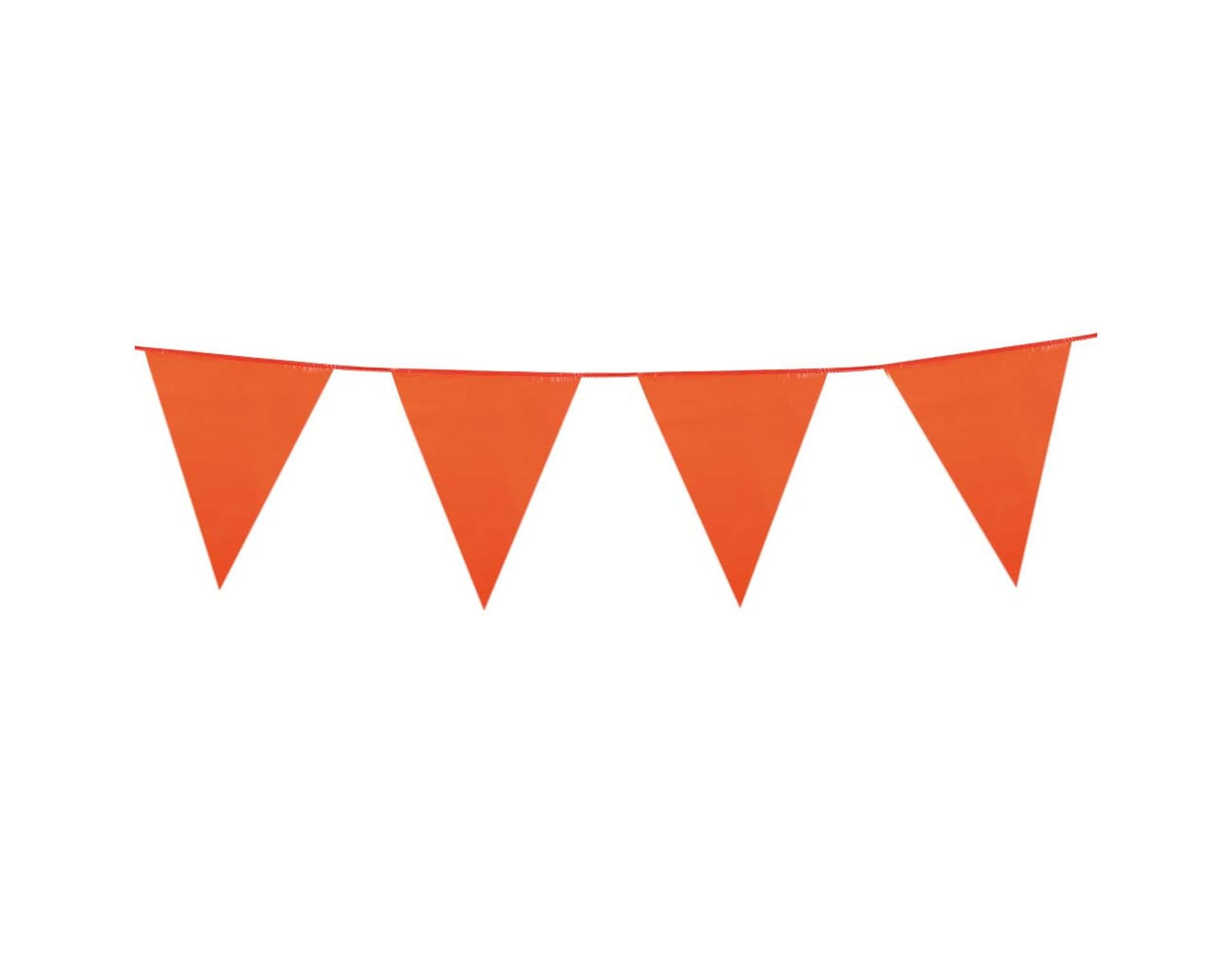 Boland vlaggenlijn oranje 10m 30x20cm
