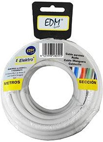 Enzo vmvs rond 2x1qmm wit 10m - 1242085