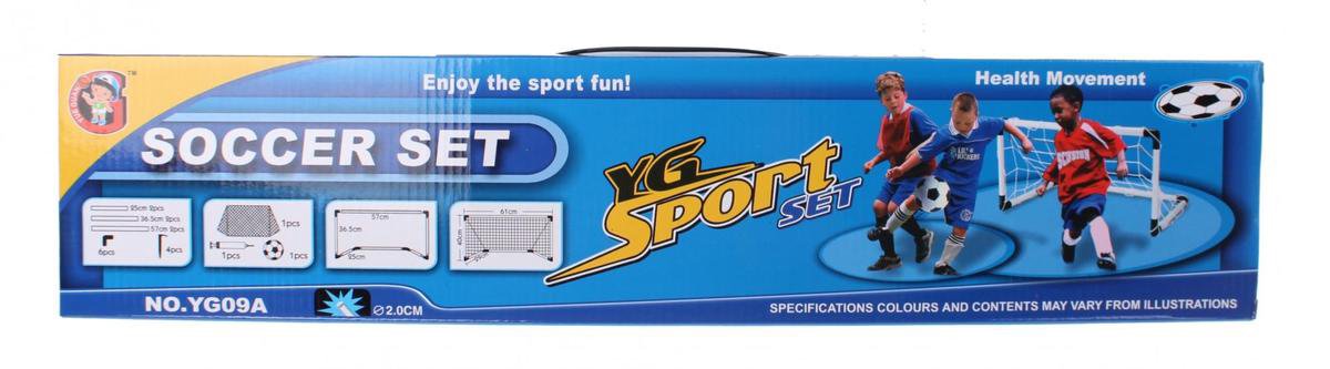 Jonotoys voetbalset voetbalgoal met bal