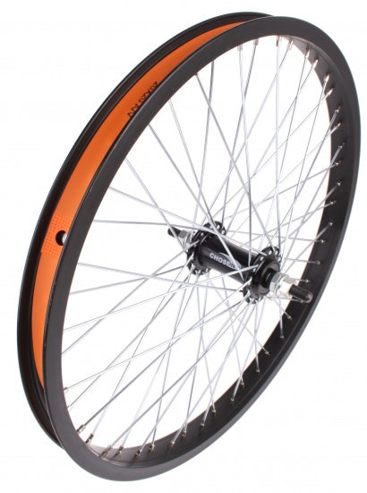 Roue avant Freestyle 20 pouces Aluminium 48G Noir
