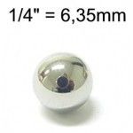 Kogels 1 4 roestvast stalen