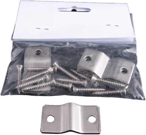 Waelbers draadpaneelklem 6,0mm rvs-304 - 100 stuk(s) - 460326.13