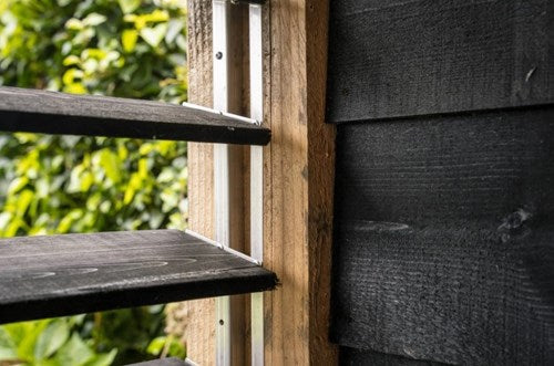 Waelbers fence shutter lamellen 50 cm rvs, zwart txt gecoat - 1 stuk(s) - 670418.99
