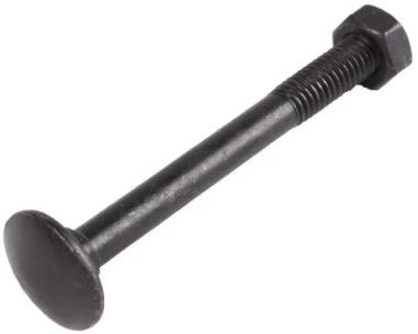 Waelbers slotbout m8x70mm + moer m8 zwart - 25 stuk(s) - 9677.09