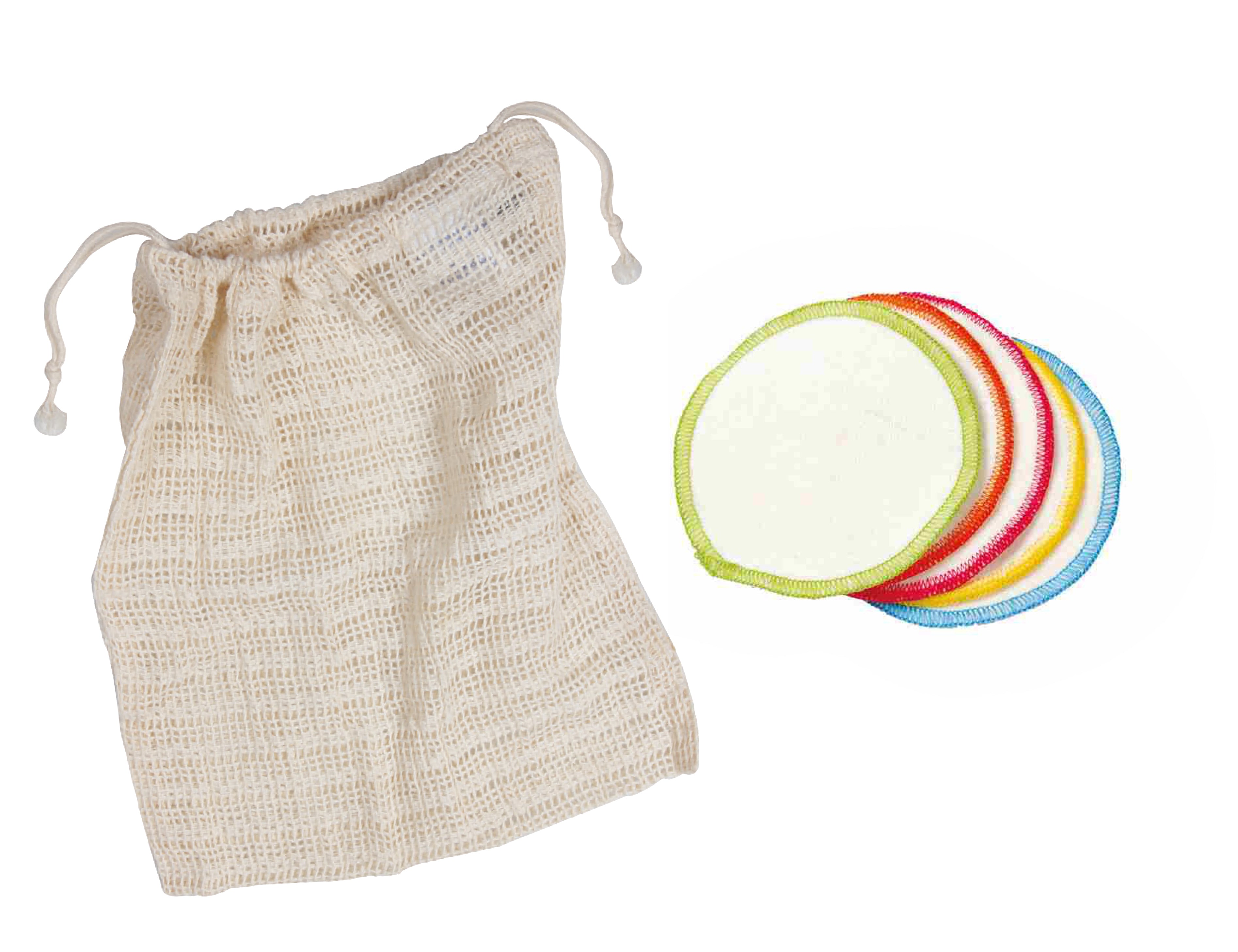 Anae wasbare make-up schijfjes + waszak - 10st