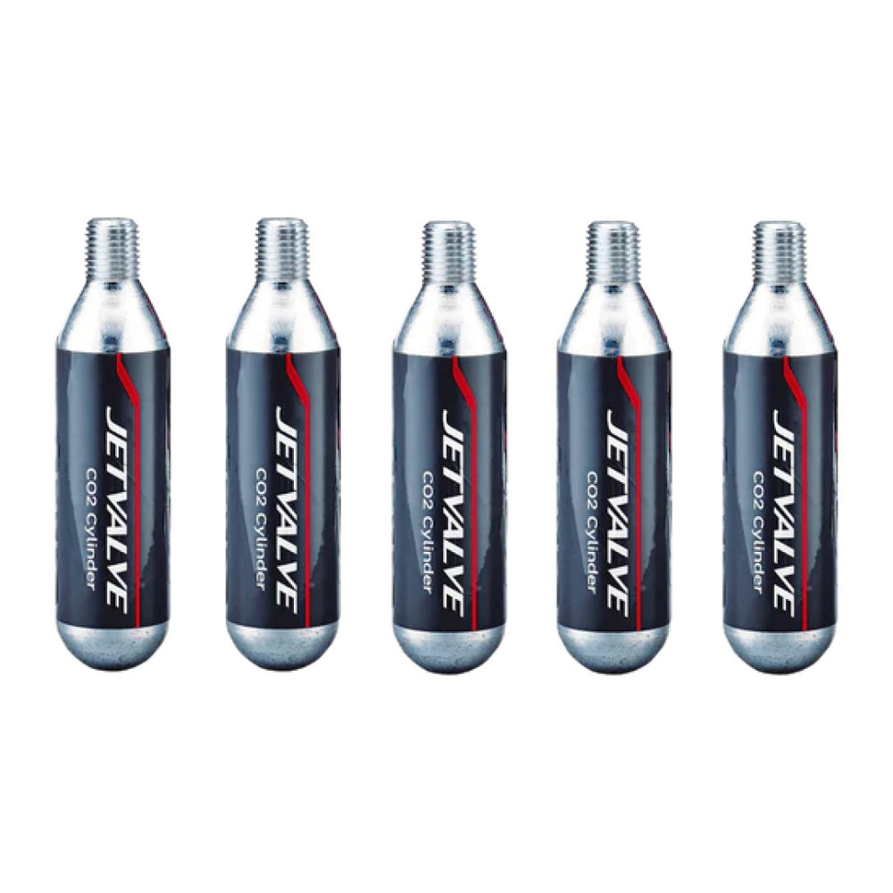Weldtite jetvalve co2 cilinders, 5 stuks