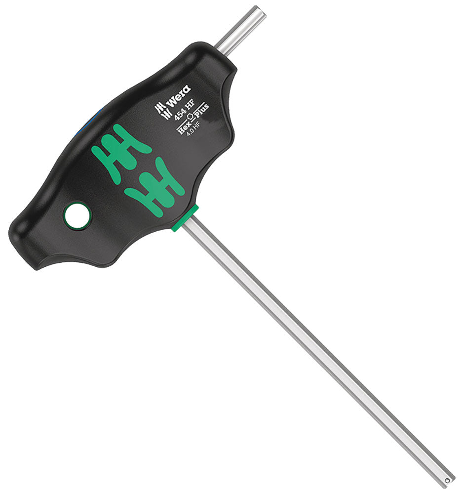 Wera 454 hf t-handle hexagon screwdriver hex-plus | 6 x 150 mm