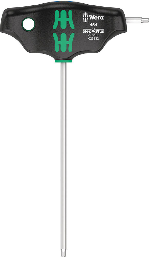 Wera 454 t-handle hexagon screwdriver hex-plus