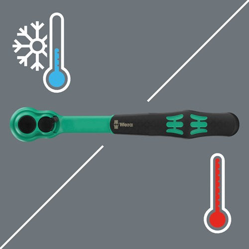 Wera 8100 SB 12 Zyklop Comfort Ratchet Set, Reversible, 3/8-inch drive, Metric, 16 pieces - 05005530001