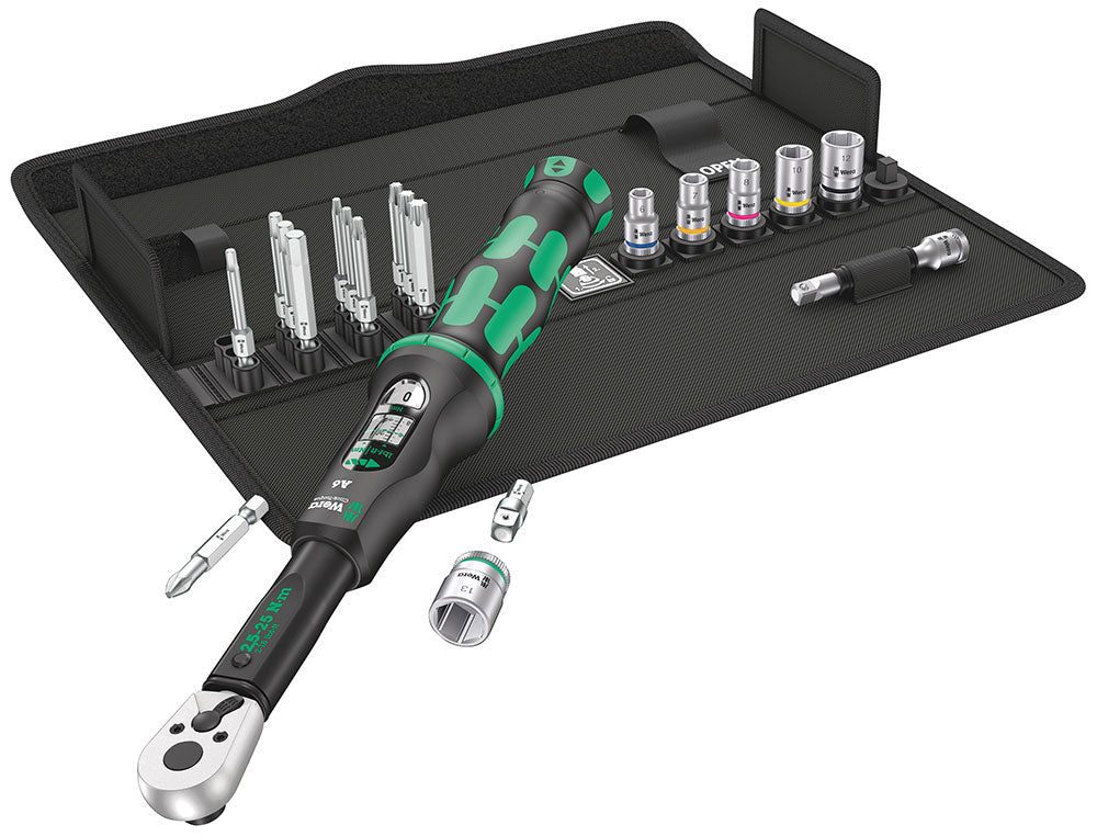 Wera click-torque a6 set 1 - torque wrench 1 4 (2.5-25nm)
