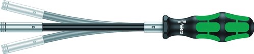 Wera handbithouder | 1 4 inch met magneet | klinglengte 173,5 mm | mes flexibel 3-componentengreep | 1 stuk - 05028161001 - 05028161001