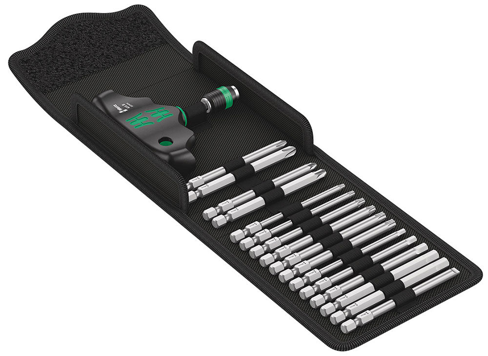 Wera kraftform kompakt 400, 17-delig dopsleutel (zwart groen)