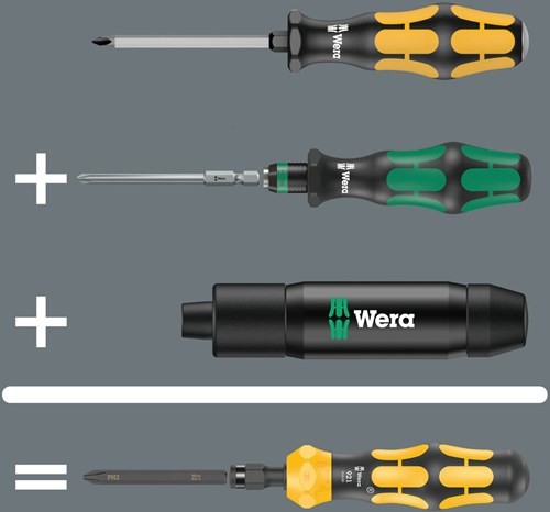 Wera Kraftform Kompakt 900 Set 1, 19-delig