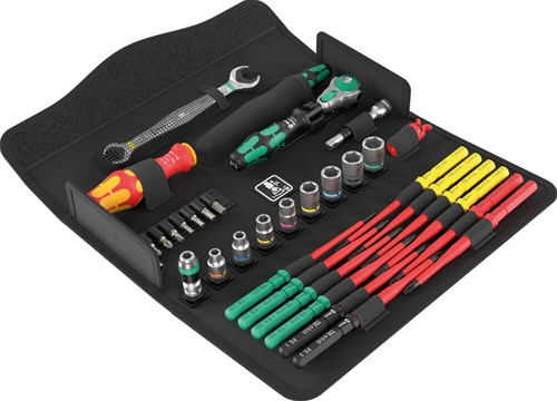 Wera kraftform kompakt w 2 gereedschapsset (zwart, 35-delig)