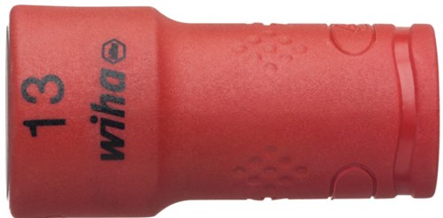 Wiha 246233 dopsleutelinzet geïsoleerd 1 4 buitenzeskant 13.0 mm x 42 mm - 43098