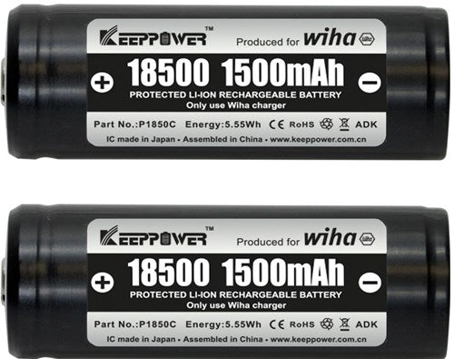 Wiha 41914 | accuset 18500 li-ion | 2 stuks (2x 1.5ah accu + lader) - 41914