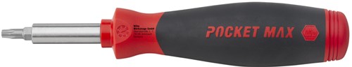 Wiha 45292 | pocketmax® magnetic | schroevendraaier met bitmagazijn | 8 bits | 1 4 - 45292