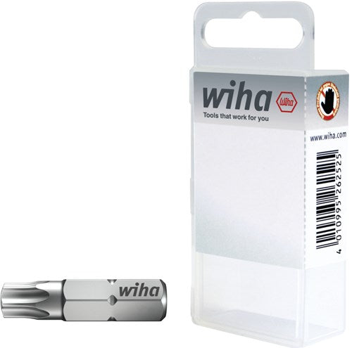 Wiha 7015925 bitset standard 25 mm torx® (t25) 2-delig 1 4 in box - 08424