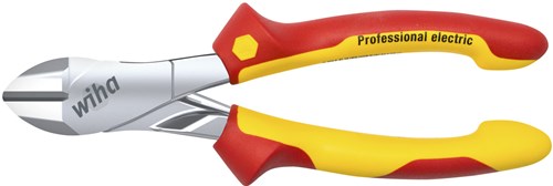 Wiha krachtzijkniptang professional electric met dynamicjoint® met in- en uitschakelbare openingsveer | 200 mm - 41279 - 41279