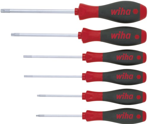 Wiha schroevendraaierset 362k6so | 6-delig torx® | meercomponentengrepen | ronde kling | 1 stuk - 07155 - 07155