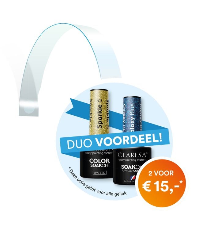 Claresa wobbler 2 voor €15,-