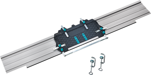 Wolfcraft - geleiderail universeel voor cirkelzaag 1450mm - zaaggeleider- fks 145 geleidingssysteem voor invalzaag - 6913000