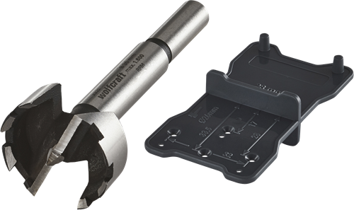 Wolfcraft - scharnierboor 35mm - forstnerboor - forstnerborenset - cilinderboor - 8728000