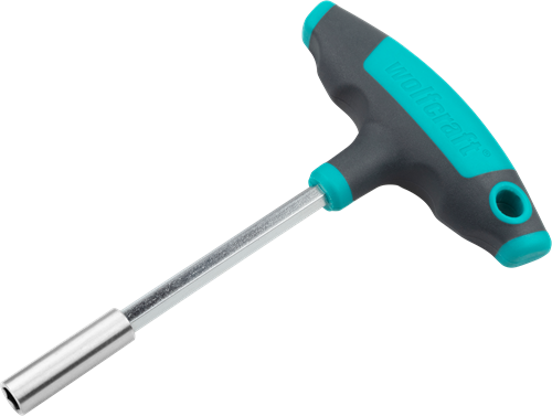 Wolfcraft t-handschroevendraaier | met bitopname | 152 mm | 1 stuk - 1235000