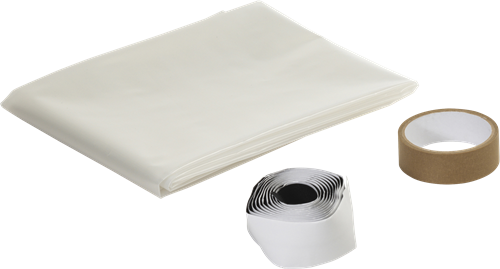 Wolfcraft vuilwerende deur | 1250mm | 3-delig | 1 set - 4005000