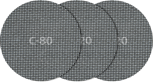 Wolfcraft zelfklevend stramien | silic.carbid | ø125mm | 5 stuks - 8464000