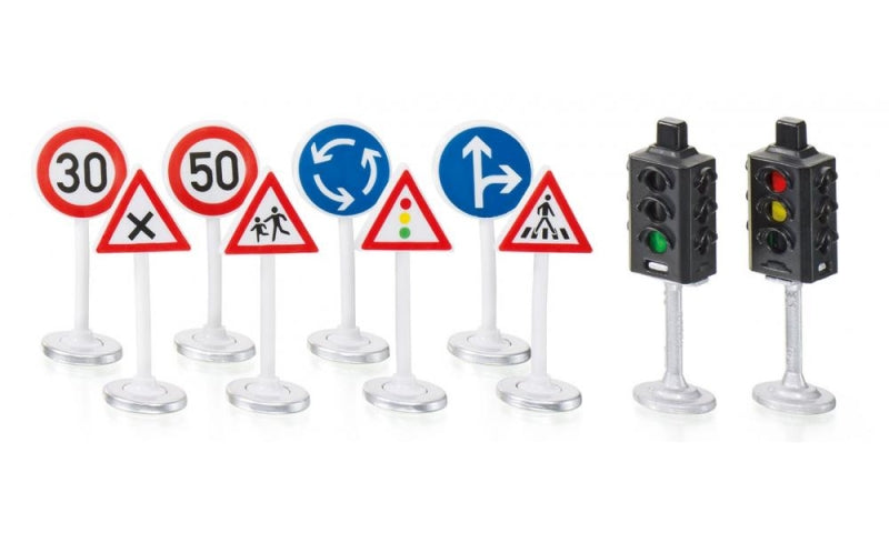 Siku world verkeersset borden en lichten