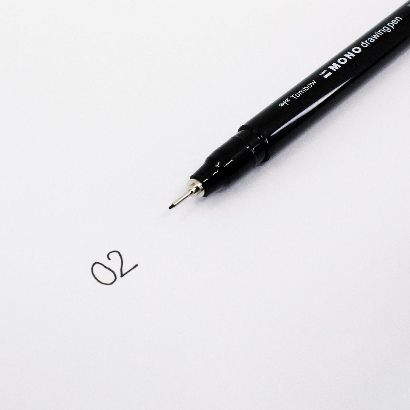 Tombow • fineliner mono drawing pen, line width 02 (approx. 0.30 mm), black