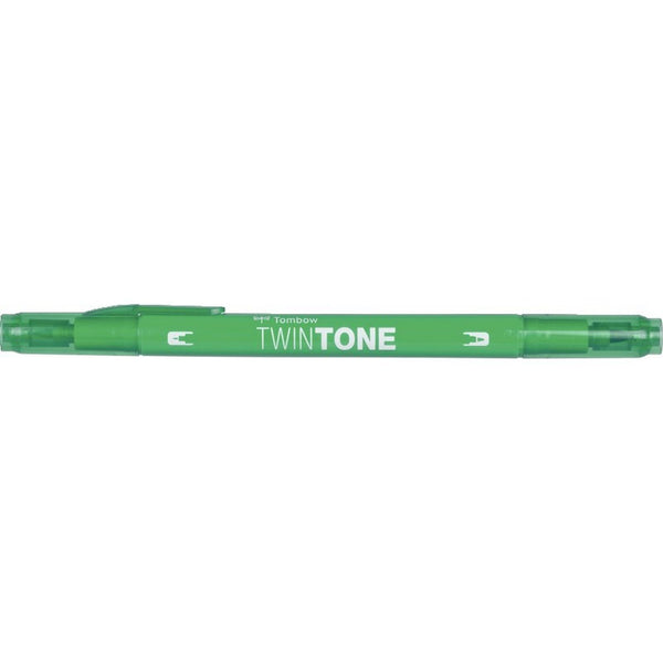 Tombow • twintone dual-tip brushpen green