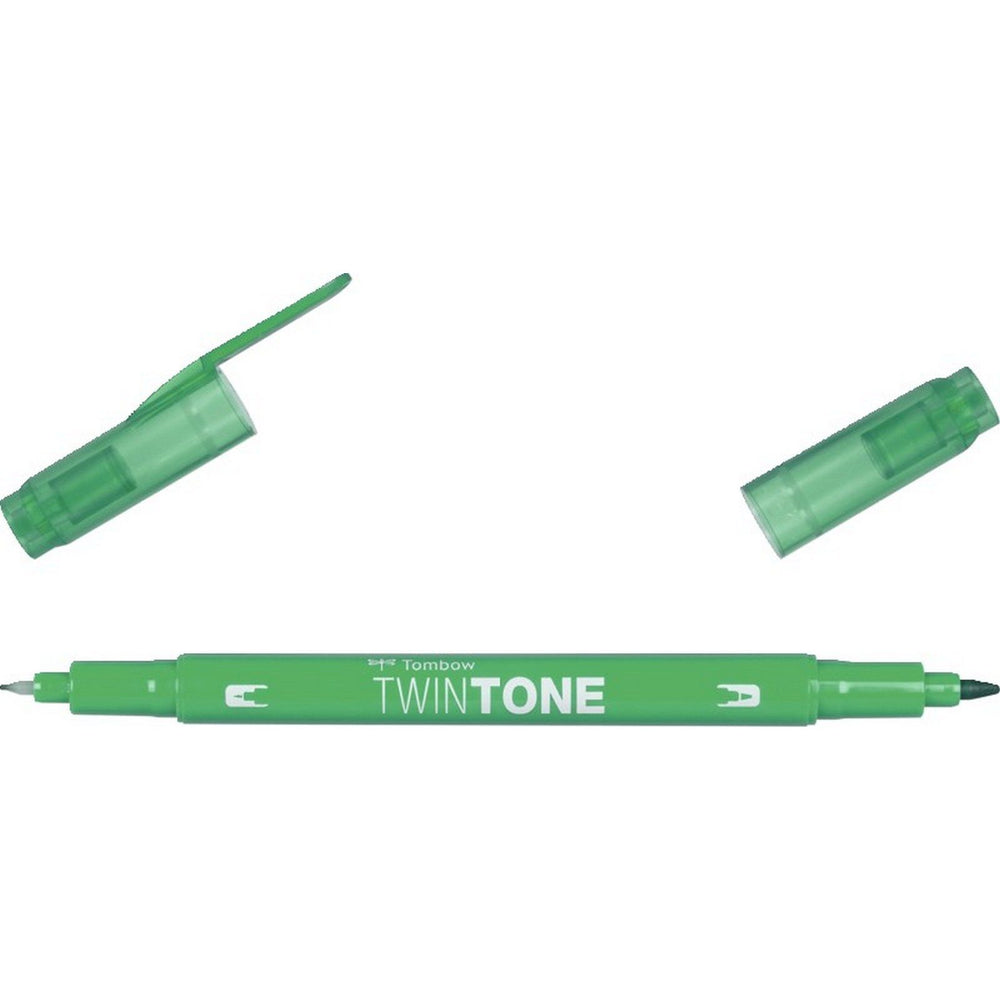 Tombow • twintone dual-tip brushpen green