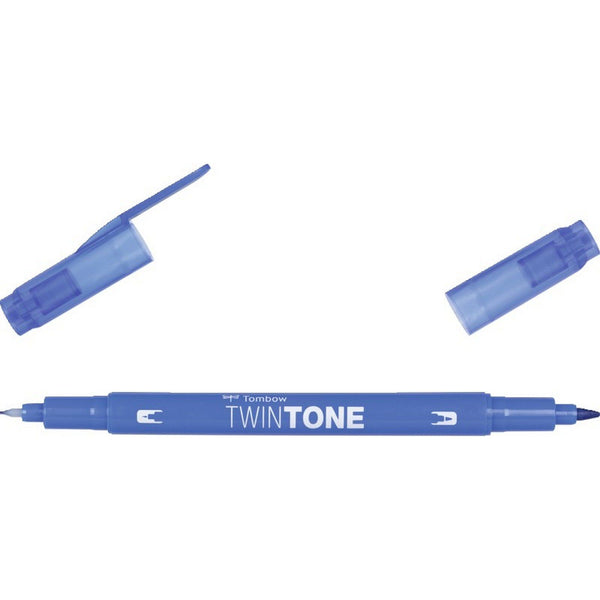 Tombow • twintone dual-tip brushpen blue