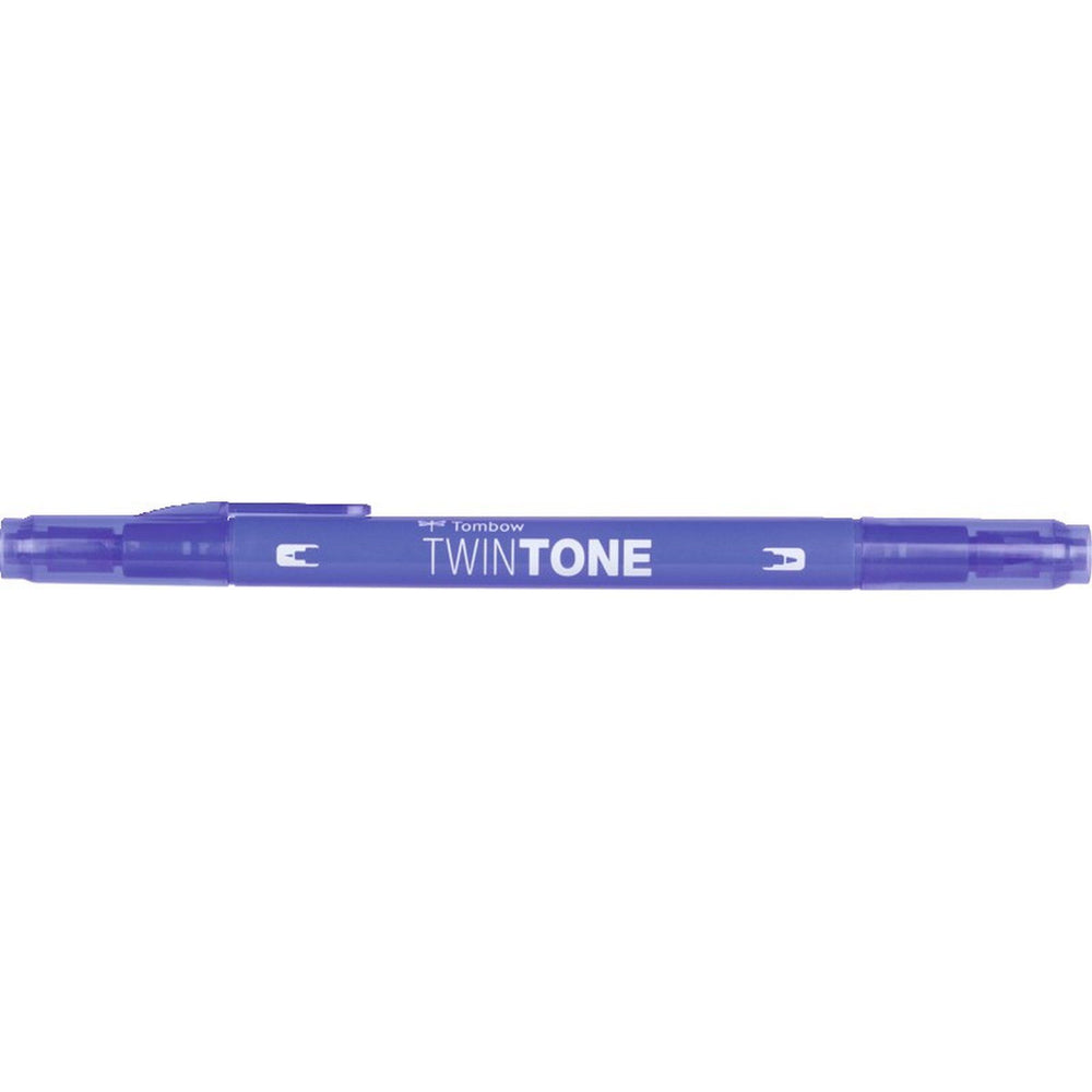 Tombow • twintone dual-tip brushpen french blue