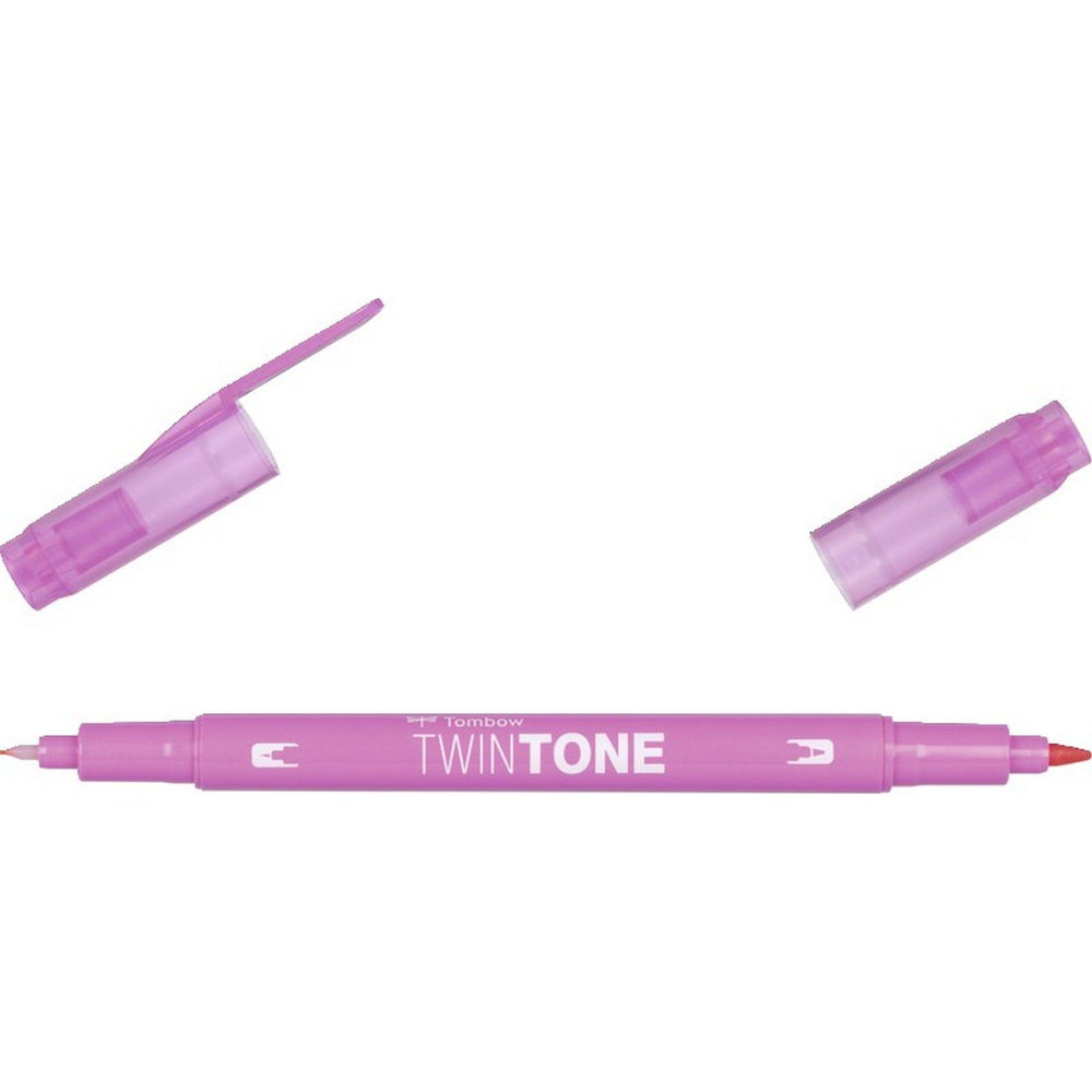 Tombow • twintone dual-tip brushpen princess pink