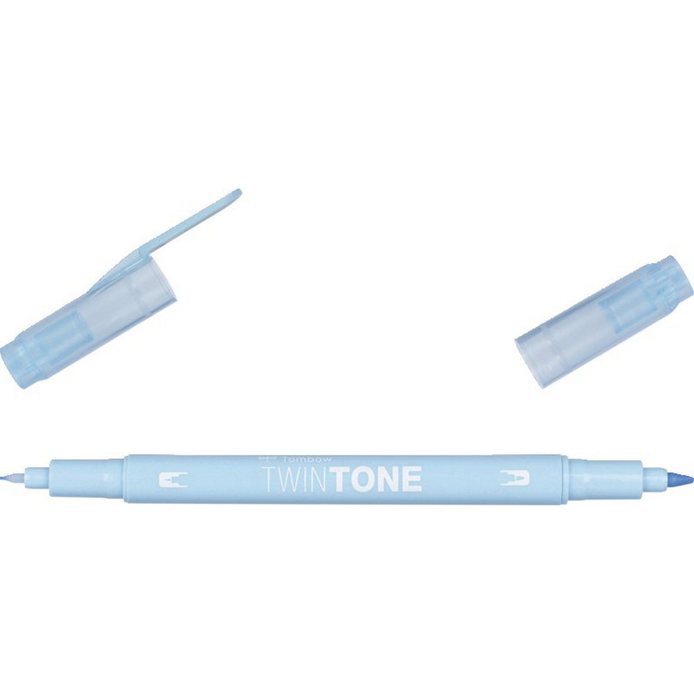 Tombow • twintone dual-tip brushpen sky blue