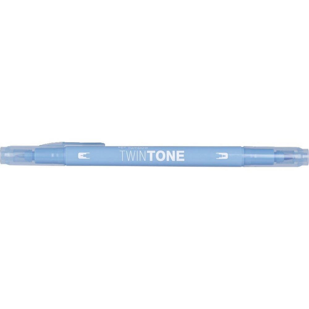 Tombow • twintone dual-tip brushpen saxe blue