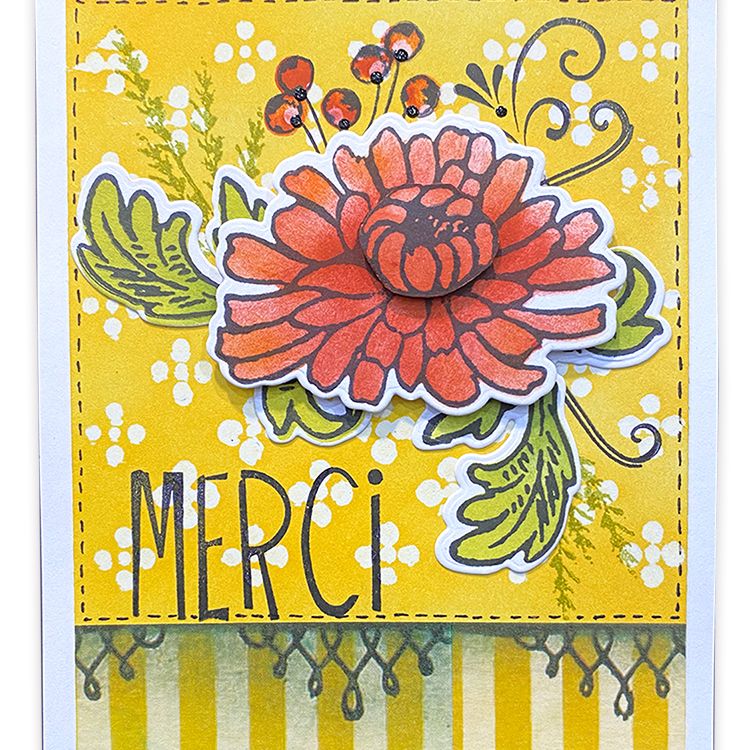 Ranger ink ranger • make art stamp, die stencil set merci more