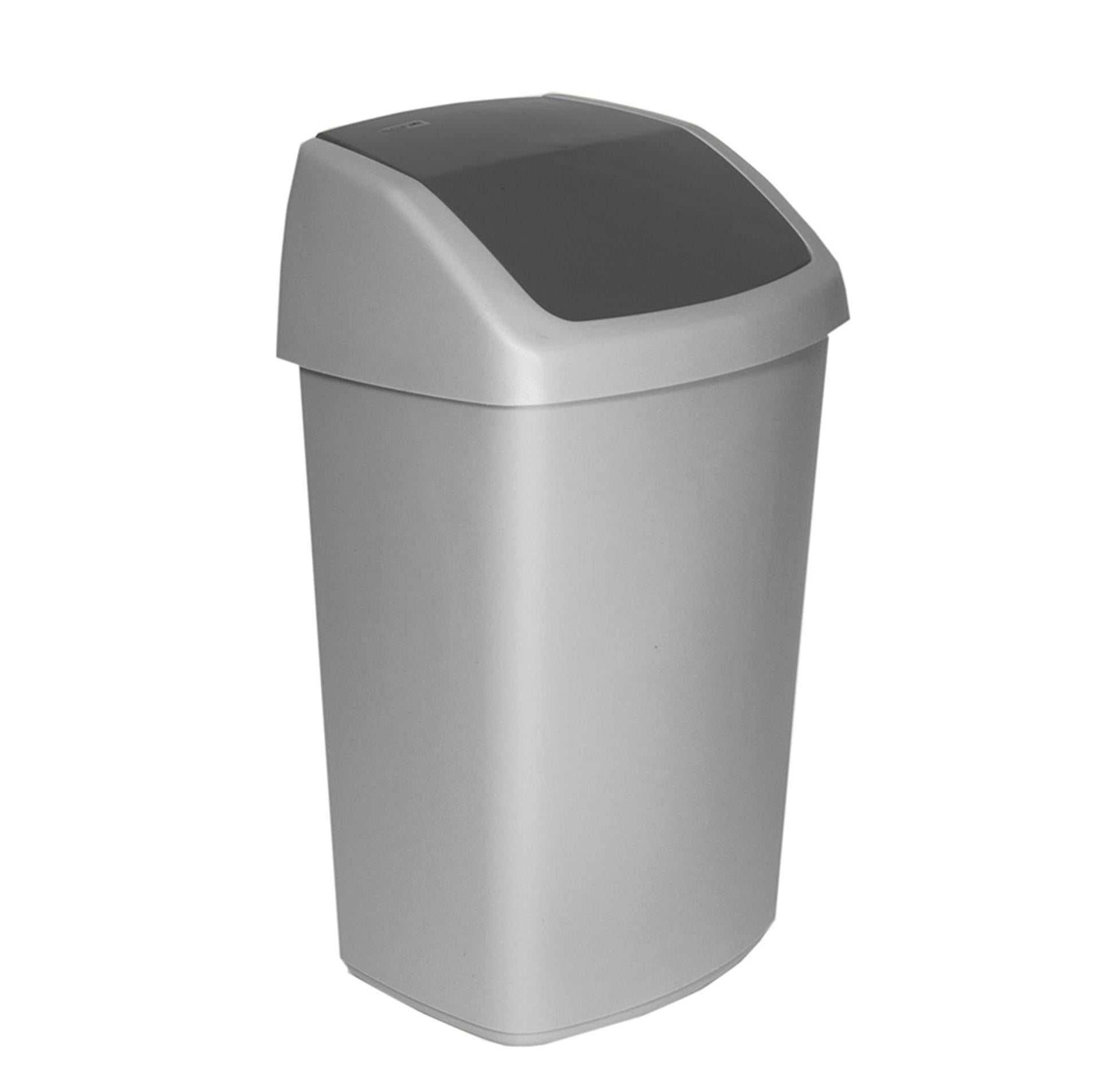 Curver swing afvalbak - 25l - grijs