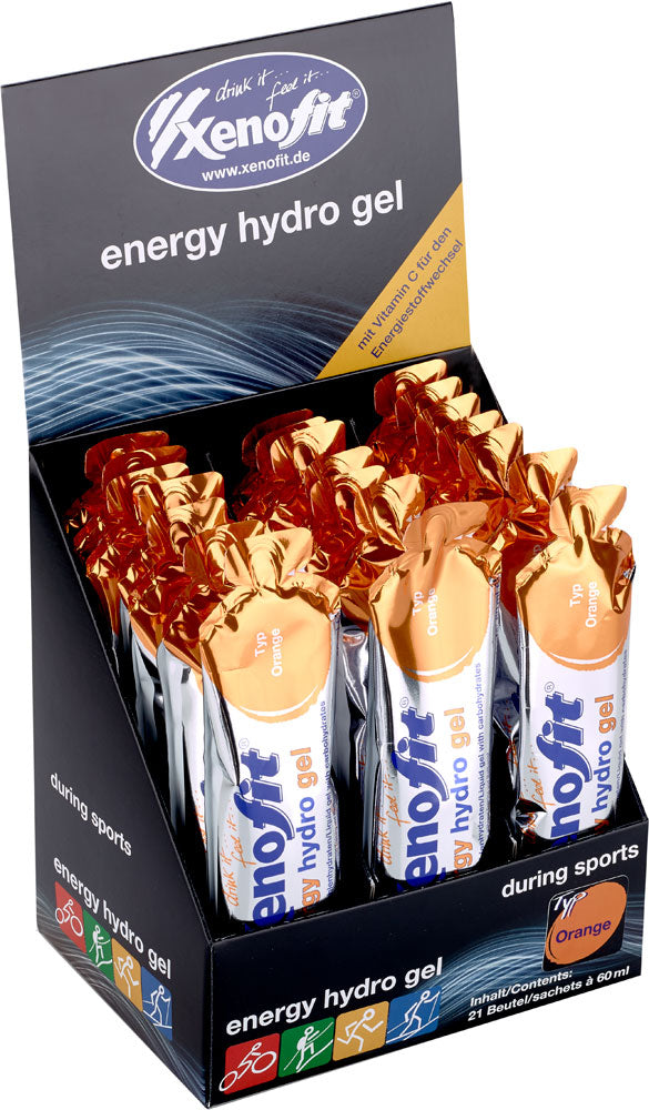 Xenofit energy hydro gel 21x60ml box | cola + coffein