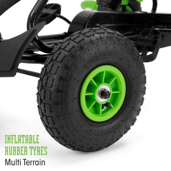 Viper Go Kart Skelter Junior Zwart Groen