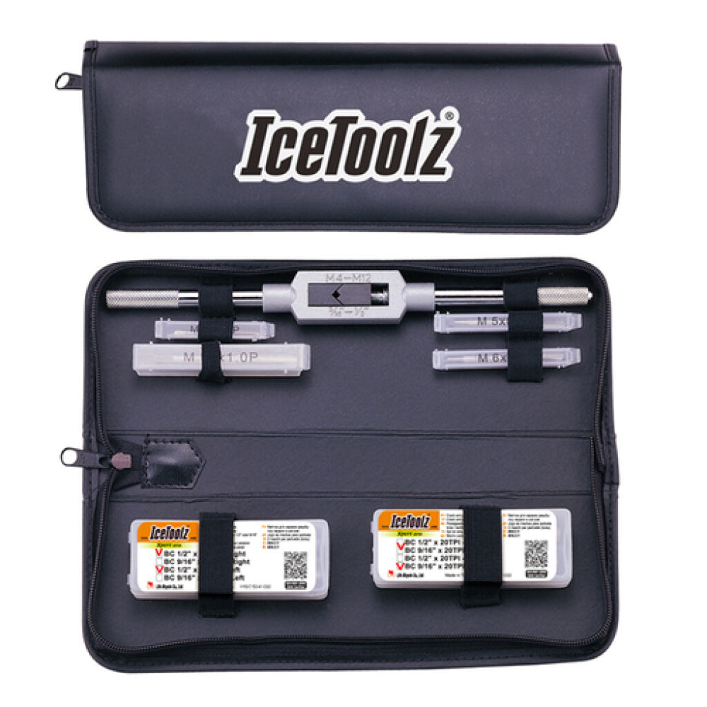 Jeu de tarauds avec clé IceToolz Xpert E158