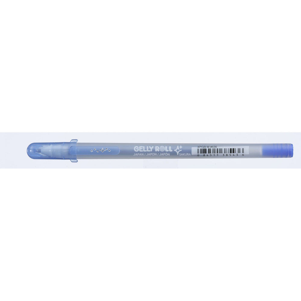 Sakura • gelly roll silver shadow blauw